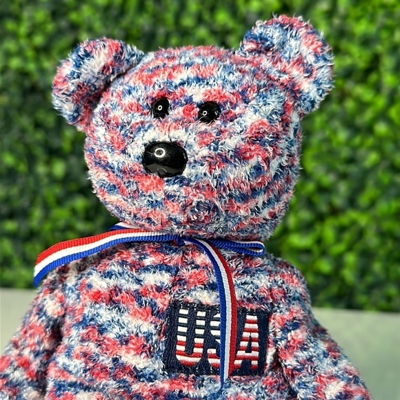 Rare Ty Beanie Babies "USA" Bear - Limited Edition Collectible 🌟 - Picture 2 of 11